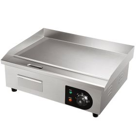 VEVOR Commercial Electric Griddle, 21", 1600W Countertop Flat Top Grill, Stainless Steel Teppanyaki Grill VEVOR Commercial Electric Griddle, 21", 1600W Countertop Flat Top Grill, Stainless Steel Teppanyaki Grill